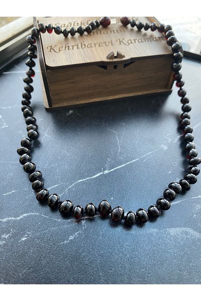 KEHRİBAREVİ KARAMAN Baby and Child Length Baltic Drop Amber Necklace - Certified