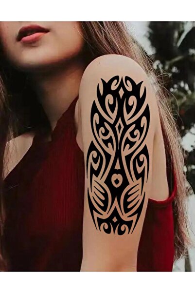 Mecit Tuhafiye GEOMETRİK DESEN KOL BİLEK GEÇİCİ DÖVME