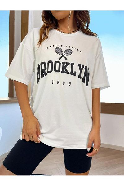 VASK Unisex BROOKLYN Μπλουζάκι με στάμπα Oversize