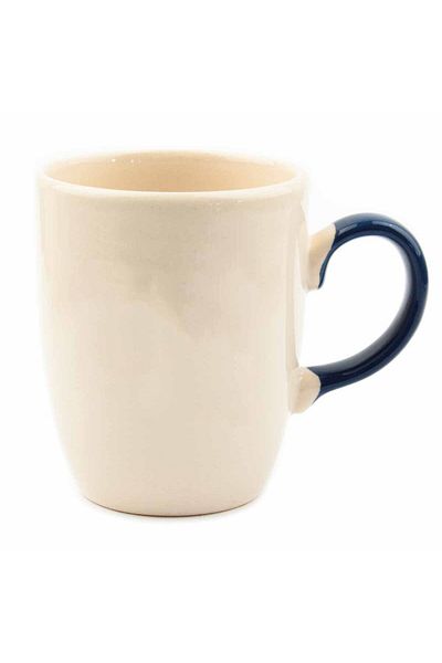 PALTO TASARIM You Are One Click More of Everything Beautiful Colorful Handle Cream Glossy Oval Mug - Gift Ceramic Mug