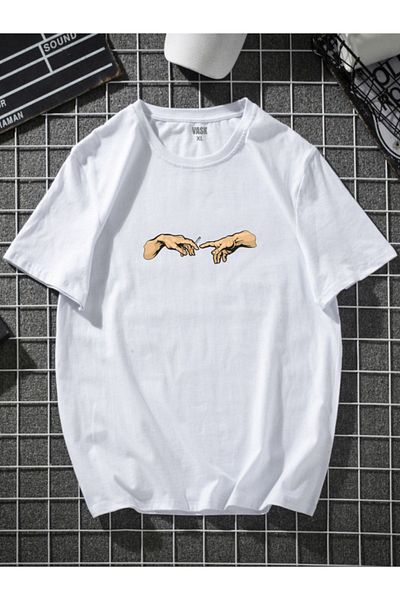MODADEER Unisex Χειροποίητο Μπλουζάκι Καπνίσματος Oversize