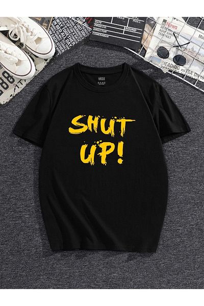 MODADEER Unisex Shut Up Oversize Tshirt