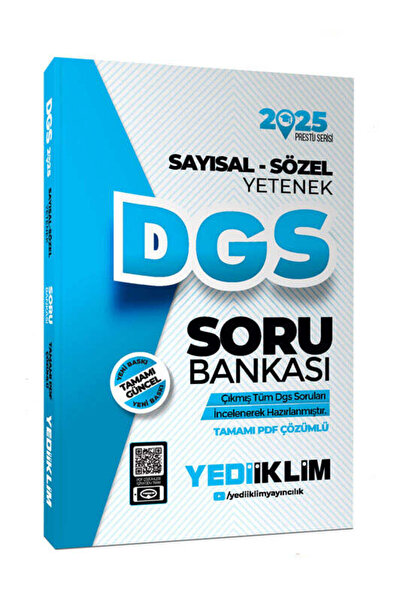 Yediiklim Yayınları Yediiklim Yayınları 2025 DGS Prestij Serisi Sayısal-Sözel...