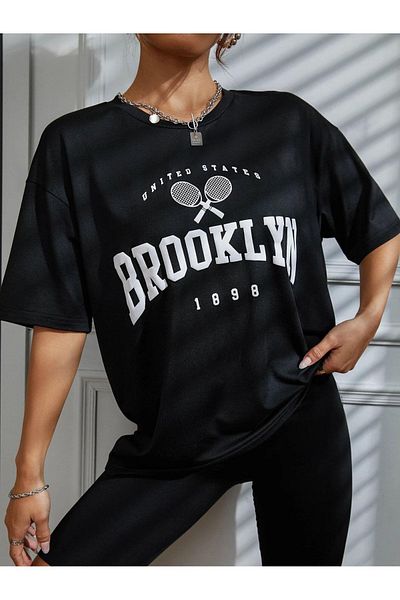VASK Unisex BROOKLYN Printed Oversize T-Shirt