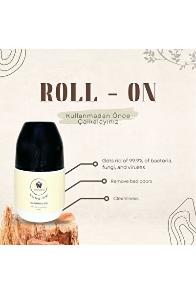 NATUVERSE Doğal Roll-on -% 100 Doğal & Vegan & El Yapımı