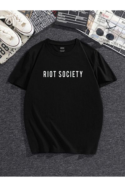 MODADEER Unisex Riot Society Oversize Tshirt