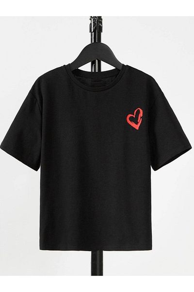 VASK Unisex Comfortable Cotton YOURSELF Printed Children's T-shirt