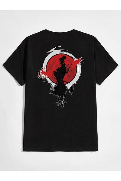 VASK Unisex SAMURAI Printed Oversize T-Shirt