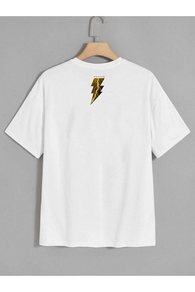 VASK Unisex BLACK ADAM Μπλουζάκι με στάμπα Oversize