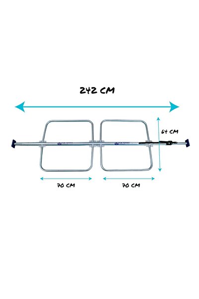 Güler Frigo Kasa (Dorse) Yük Tutucu Çiftli Kelebek Tipi Çelik (Şıtanga)