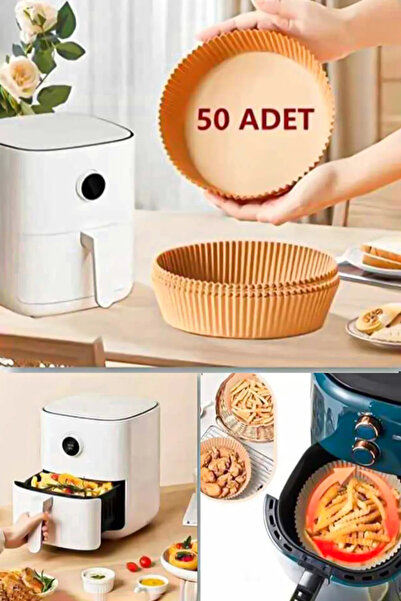Yıldızhane Xl / Xxl Airfry Pişirme Kağıdı 50li Yağlı Kağıt Kraft Kare  Fritöz...
