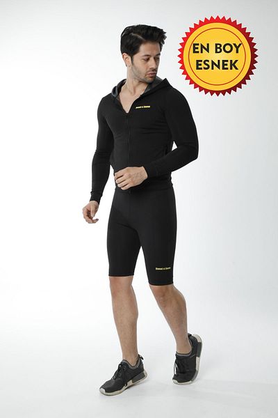 Sweet Sauna Κοντό σορτς και ανδρική φόρμα γυμναστικής με κουκούλα