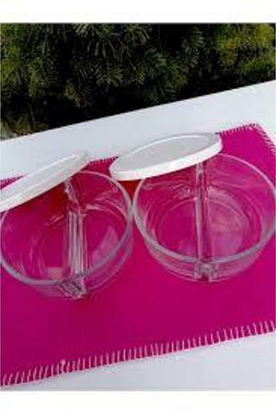 Paşabahçe Polar Two Compartment Storage Container - 2 Pieces