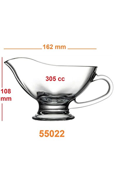Paşabahçe 305 cc Large Size Glass Sauce Bowl