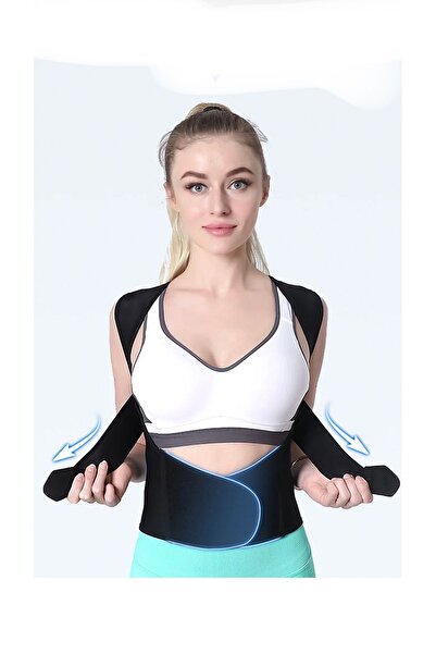 SWEETKORSE Ayarlanabilir dik duruş düzenleyici ve bel toparlayacı dik duruşa ...