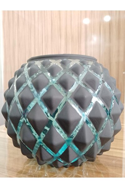 Candle Vase Vasă din sticlă cu model de fagure de dimensiuni mici