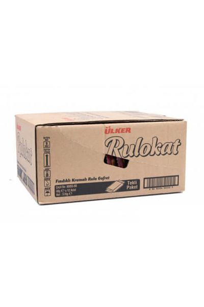 Ülker 42 Gr Hazelnut Cream Rulokat - 12 Pieces