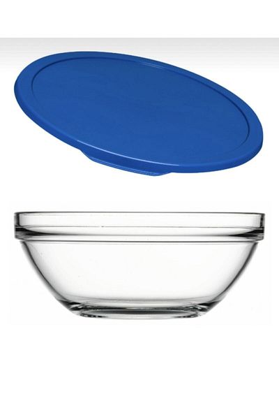 Paşabahçe Chefs Blue 2500cc Bowl with Lid (53583)
