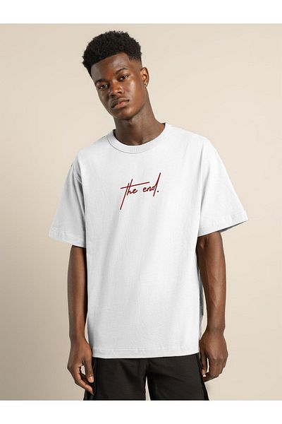 MODADEER Unisex The End Oversize T-shirt