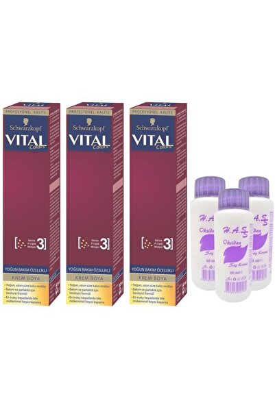 Schwarzkopf H.a.ss Oksidan 60 Ml. Vital Saç Boyası 60 Ml. Çok Açık Sarı-12-00...