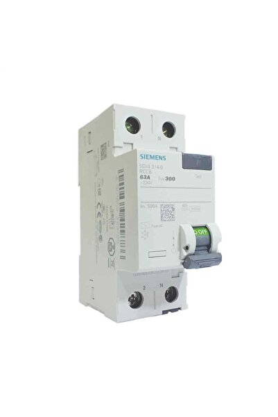 Siemens 2X63A 300Ma Monofaze Kaçak Akım Rölesi 5SV5616-6