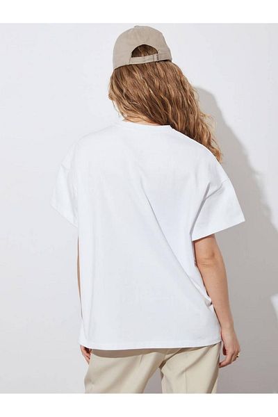 VASK Μπλουζάκι Unisex Coffe με στάμπα Oversize