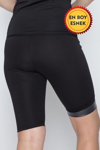 Sweet Sauna Yeni Sezon Spor Kısa Şort Unisex Termal Siyah