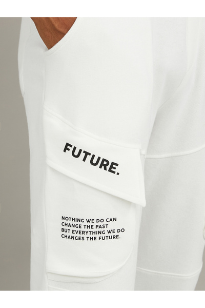 Styli Slim Fit Cargo Jogger with Elasticated Hem