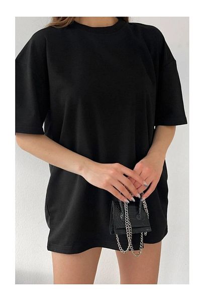 VASK - Γυναικείο μπλουζάκι Oversize από απλό βαμβάκι