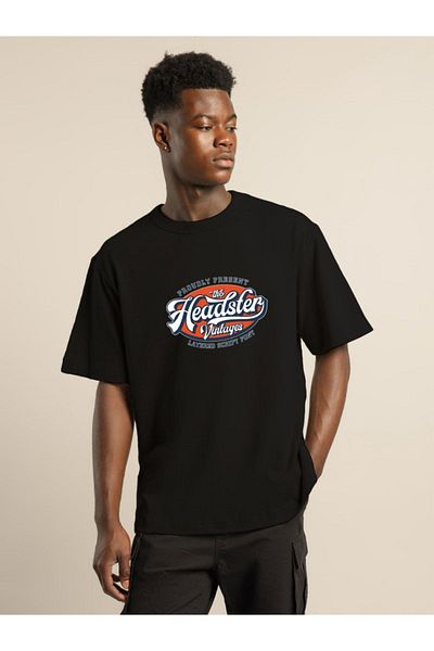 MODADEER Unisex Headster Oversize Tshirt