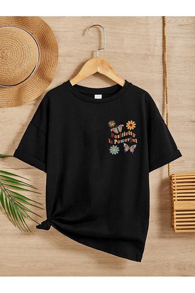 VASK Unisex Comfortable Cotton Printed Children's T-shirt
