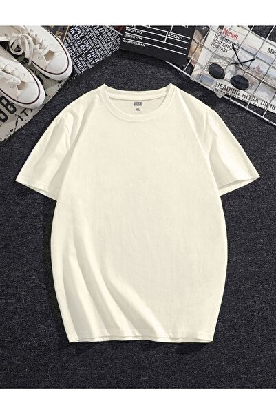 MODADEER Unisex μονόχρωμο μπλουζάκι Basic Oversize