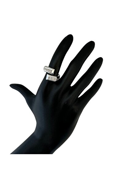 neslyaccessories Marka Tasarımı Ayarlamalı Çelik Yüzük