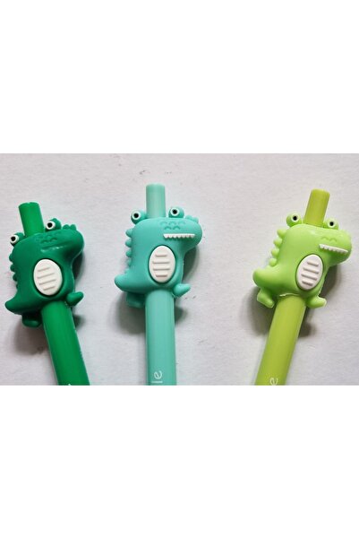 Modellino مجموعة من 3 أقلام تمساح لطيفة مثالية 07 سنًا متعددة الاستخدامات
