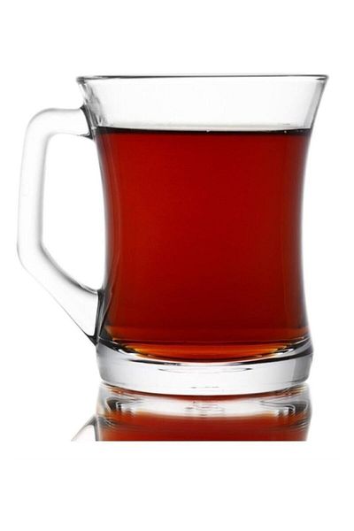 Paşabahçe لاف 225 سم مكعب 3 قطع زجاج شاي وقهوة بمقبض