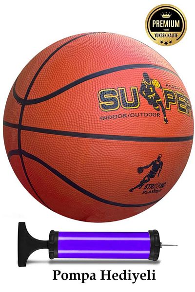Liggo Super Basketball Ball Size 7 Indoor Outdoor Basketball with Pump Gift