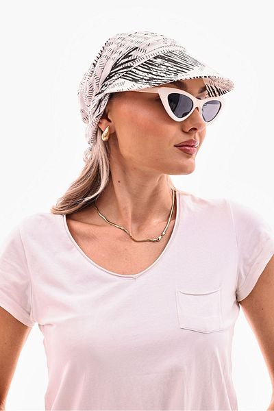 Ritagarcia Shielded Bandana Visor - Safari Tie-Up