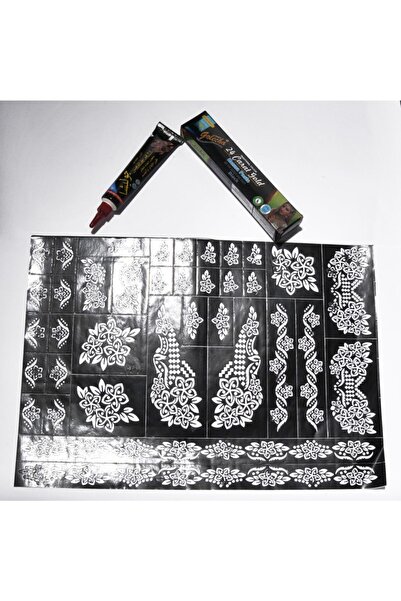 Golecha Hint Kınası Kalıbı +  Hint Kınası Set 1