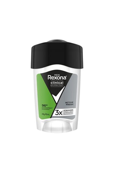 Rexona Men Deodorant Clinical Protection Active Fresh Stick 45 Ml X 4 Adet
