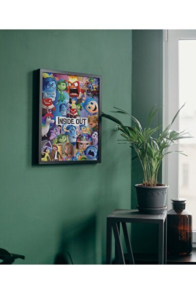 Arthopia INSIDE OUTS Tersyüz 2 Film Afişi Dekorasyon Yüksek Kaliteli Çerçevel...