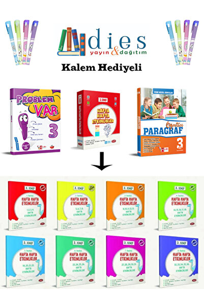 Artıbir Yayınları 3. Sınıf Problem Var + Akıllı Kalem Hafta Hafta Etkinlikler...