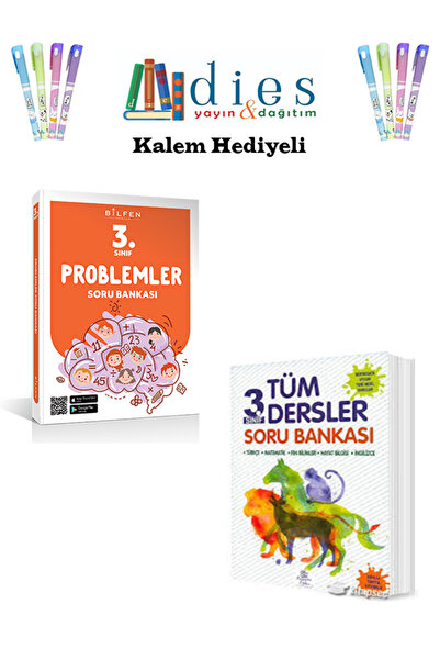 Bilfen Yayıncılık Bilfen Yayınları 3. Sınıf Problemler + Tüm Dersler Soru Ban...