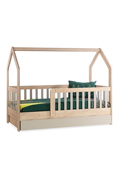 CAPLOONBA My House Montessori Karyola 90*190 + Sandıklı