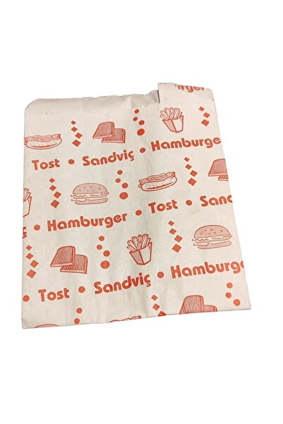 MG HOME 100 ADET TOST KAĞIDI KESE KAĞIDI HAMBURGER KUŞE KAĞIT