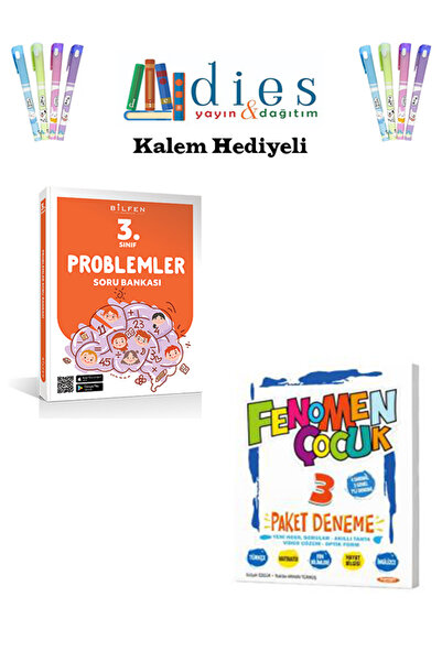 Bilfen Yayıncılık Bilfen Yayınları 3. Sınıf Problemler + Paket Deneme Soru Ba...