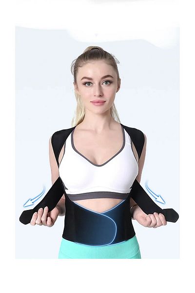 Sweet Sauna Adjustable Upright Posture Sports Corset Unisex