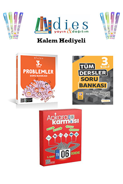 Bilfen Yayıncılık Bilfen Yayınları 3. Sınıf Problemler + Tdm. Tüm Dersler + A...