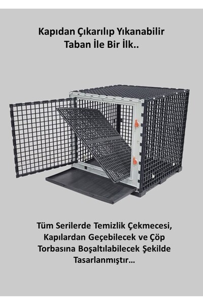 Leganest 52cmx52cmx52cm Kuş Papağan Civciv Tavşan Kedi Köpek Kafesi