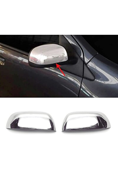 Genel Markalar Dacia Duster 2010-2012 Arası Abs Plastik Krom Kaplama Ayna Kap...