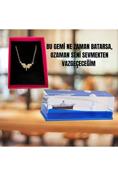 PİNK SHAKE Batmayan Gemi Sevgililer günü hediyesi Doğum Günü Hediyesi Aşk Gemisi